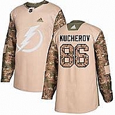 Tampa Bay Lightning #86 Nikita Kucherov Camo Adidas Veterans Day Practice Jersey,baseball caps,new era cap wholesale,wholesale hats